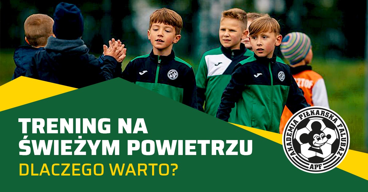 Trening piłkarski na świeżym powietrzu