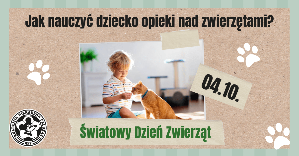 opieka dziecka nad zwierzęciem